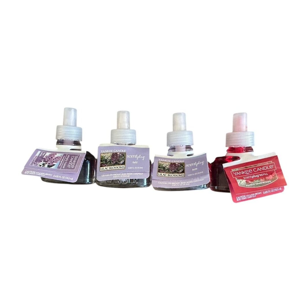 Yankee Candle Lilac Blossoms French Country Scent Plug Diffuser Refills‎ Lot NEW